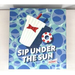 Sonic Drive-In Sip Under The Sun 6 Ft Cherry Limeade Pool Float